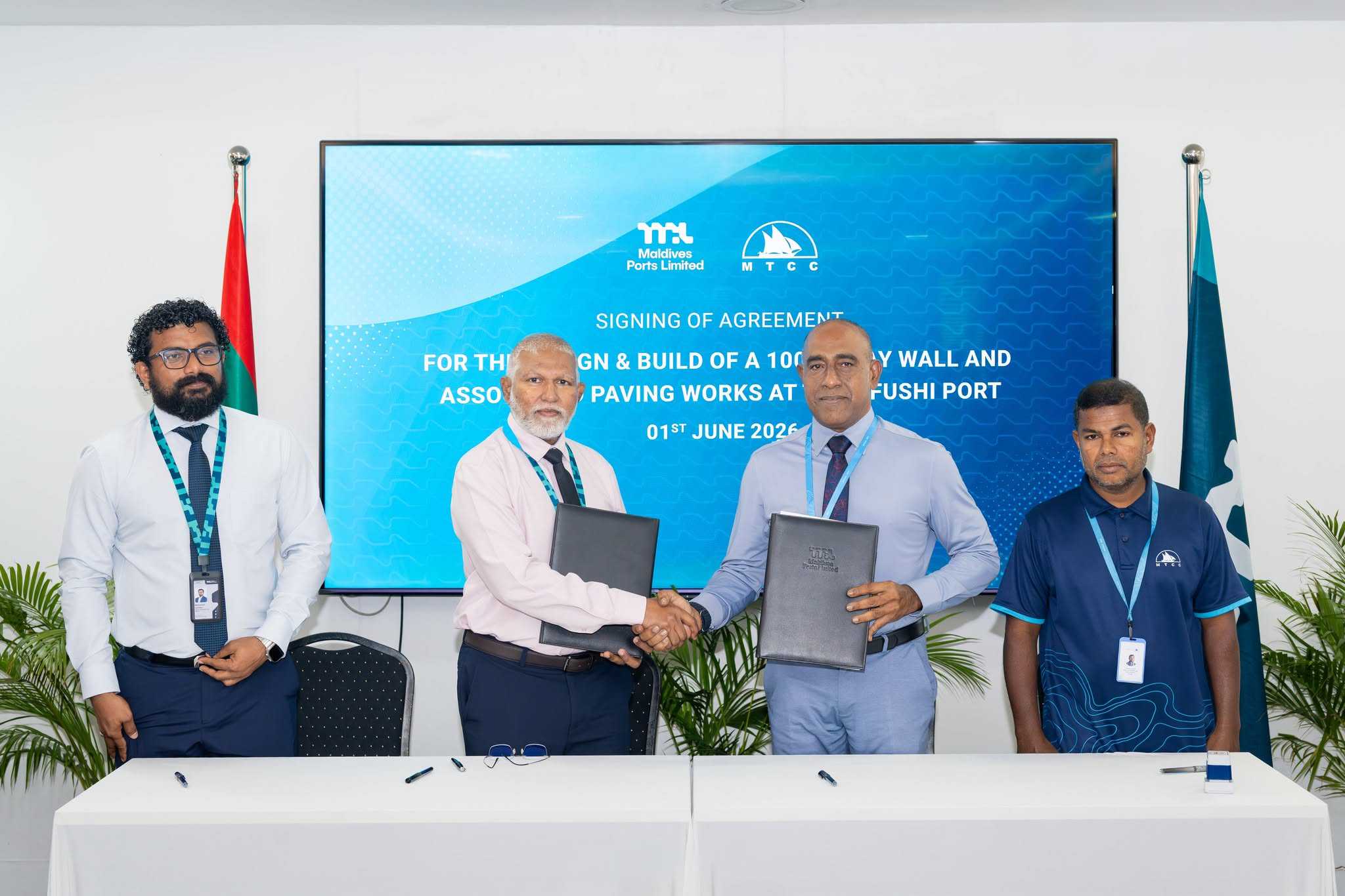 MTCC Awarded Contract for Quay Wall and Paving Works at Thilafushi Port Development